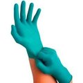 Ansell Nitrile Disposable Gloves, Nitrile, Powdered, XL, Green 585715